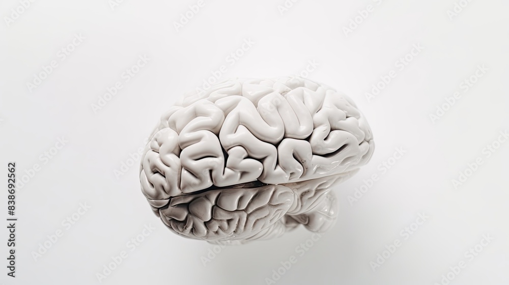 Brain Isolated on white background Brain Isolated on white background