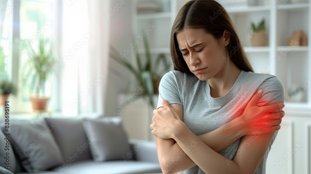 Highlighted Pain: Woman's Arm Digital Art Highlighted Pain: Woman's Arm Digital Art