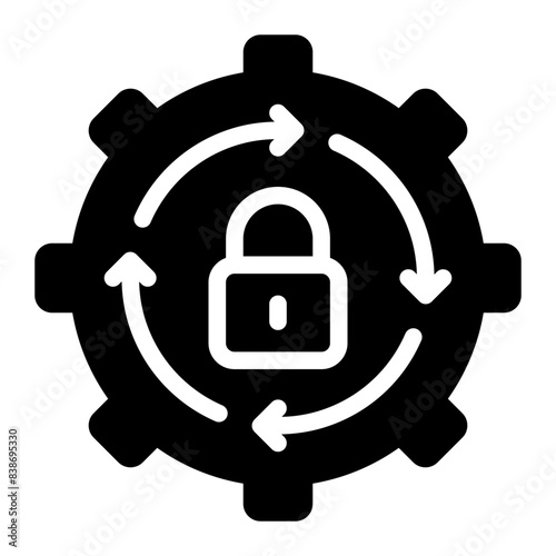management glyph icon