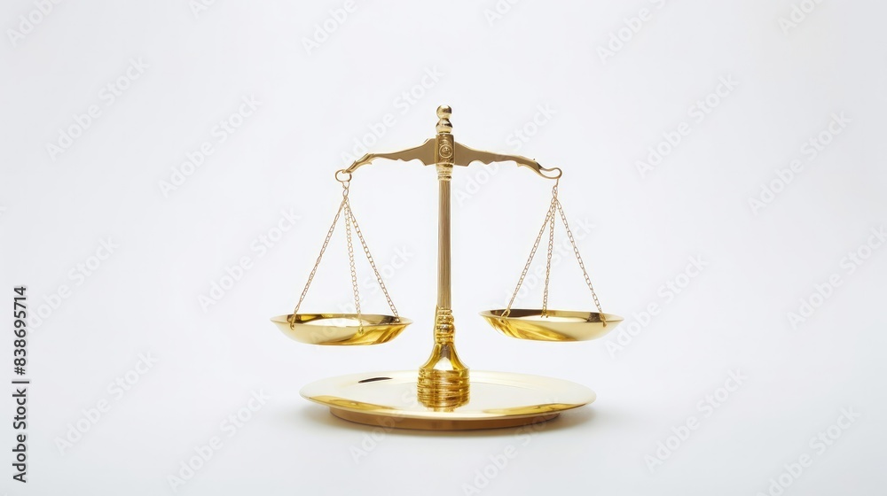 Scale balance Isolated on white background Scale balance Isolated on white background