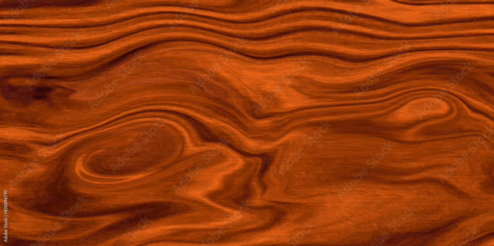 Fototapeta premium Wood texture natural background, Wood background with natural pattern for design and decoration, vector illustration.