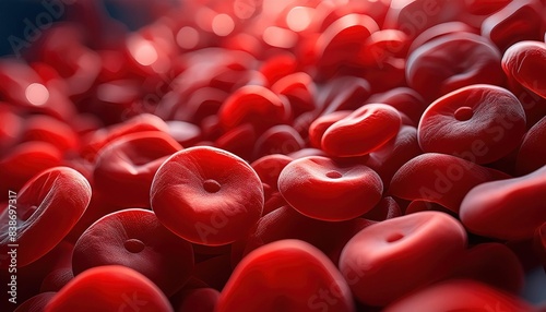Red Blood Cells Health and Circulatory System photo