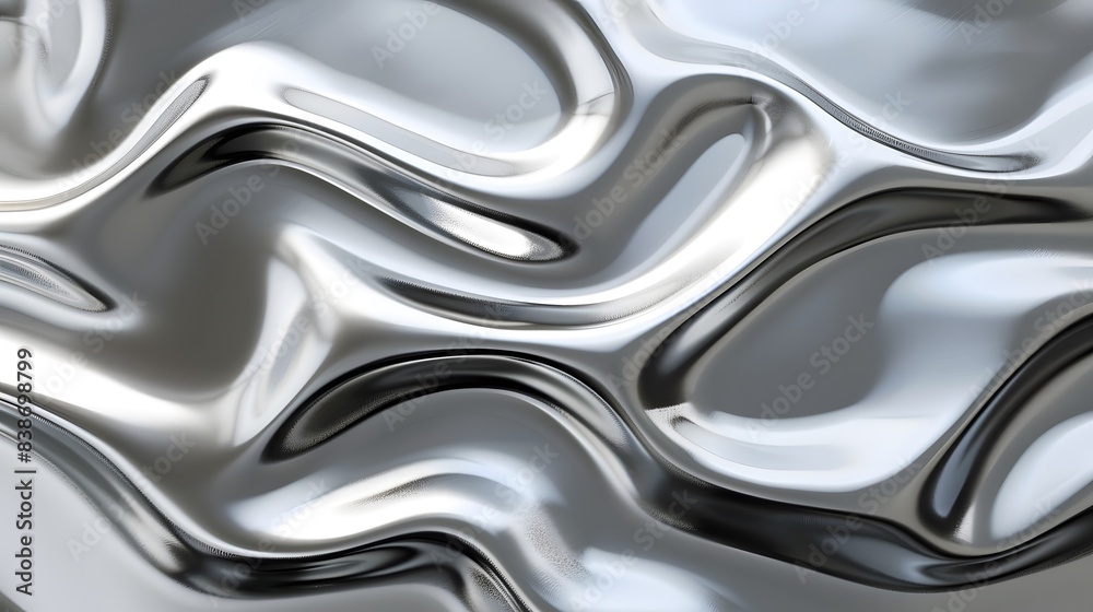 Silver metallic wavy background, design surface, Abstract liquid metal texture. Silver metallic wavy background, design surface, Abstract liquid metal texture.