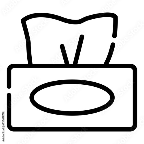 tissues outline icon