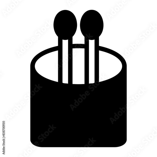 swabs glyph icon