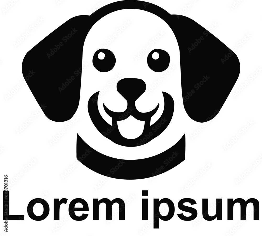 vector pet logo design 