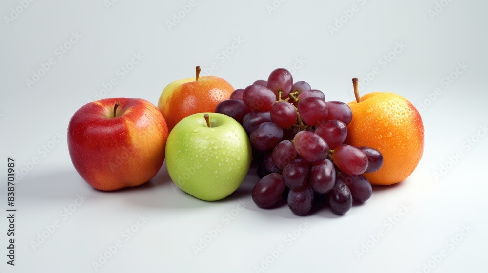 Fruits Isolated on white background Fruits Isolated on white background