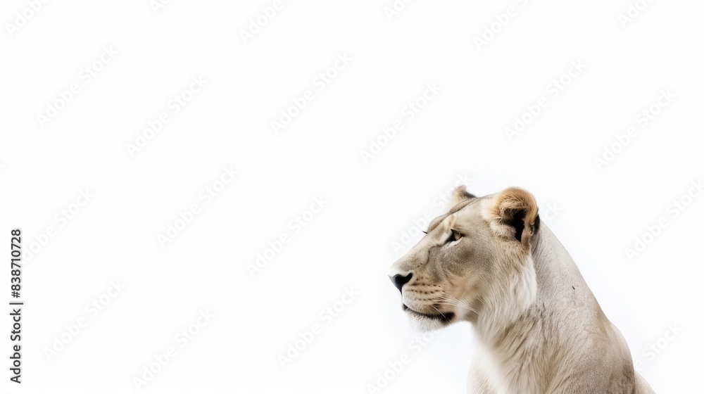 Lion Isolated on white background
Lion Isolated on white background