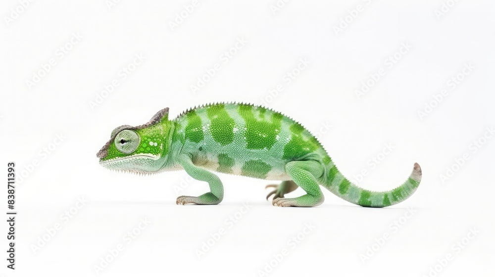 chameleon isolated on white chameleon isolated on white