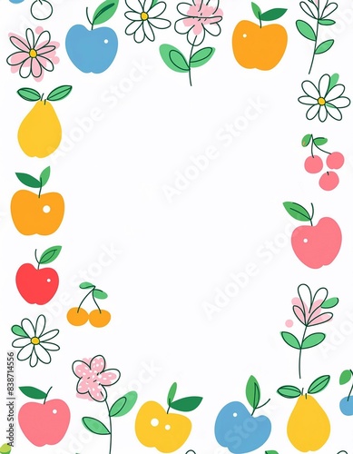 Wallpaper Mural Assortment of colorful fruits and flowers creating a lively and welcoming setting Torontodigital.ca