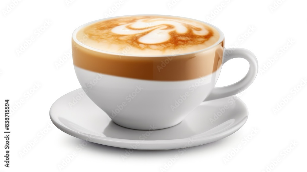 Cup of coffee Isolated on white background Cup of coffee Isolated on white background