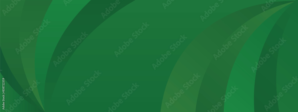 Banner wave green gradient background for power point Banner wave green gradient background for power point