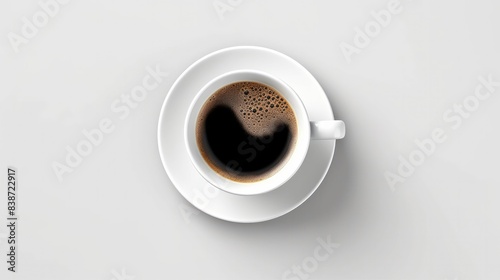 Cup of coffee Isolated o white background 