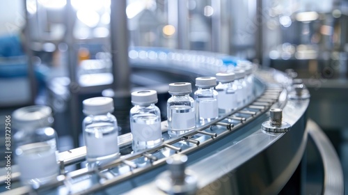 Sterile medical products bottling and packaging in the pharmaceutical industry's product line.