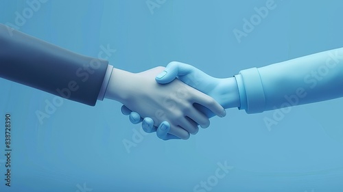 Handshake of business partners. Concept business 