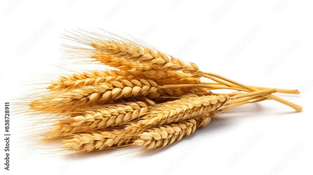 Ears of wheat isolated on white background. Ears of wheat isolated on white background.