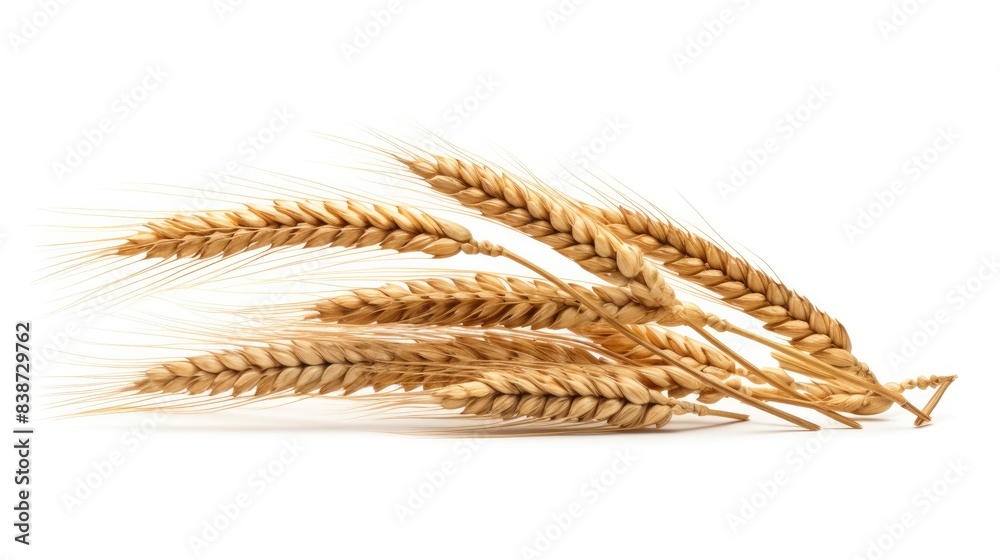 Ears of wheat isolated on white background. Ears of wheat isolated on white background.