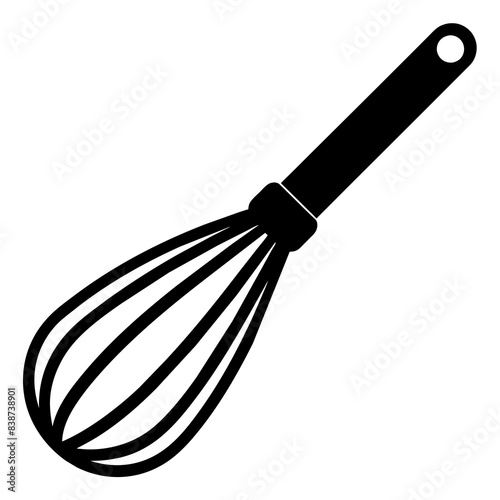 whisk isolated on white