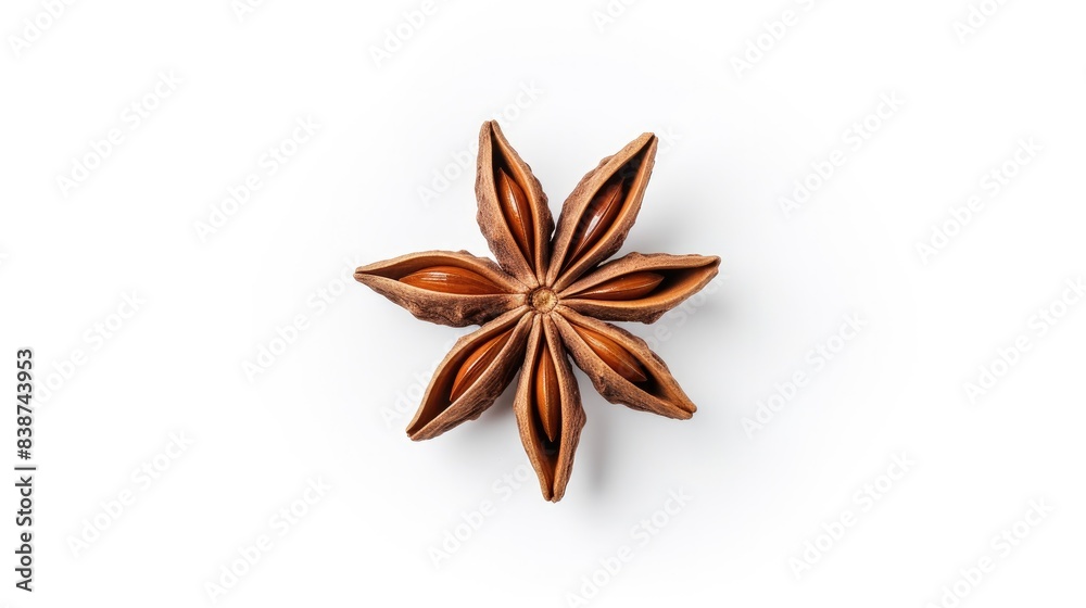 Anise star Isolated on white background Anise star Isolated on white background