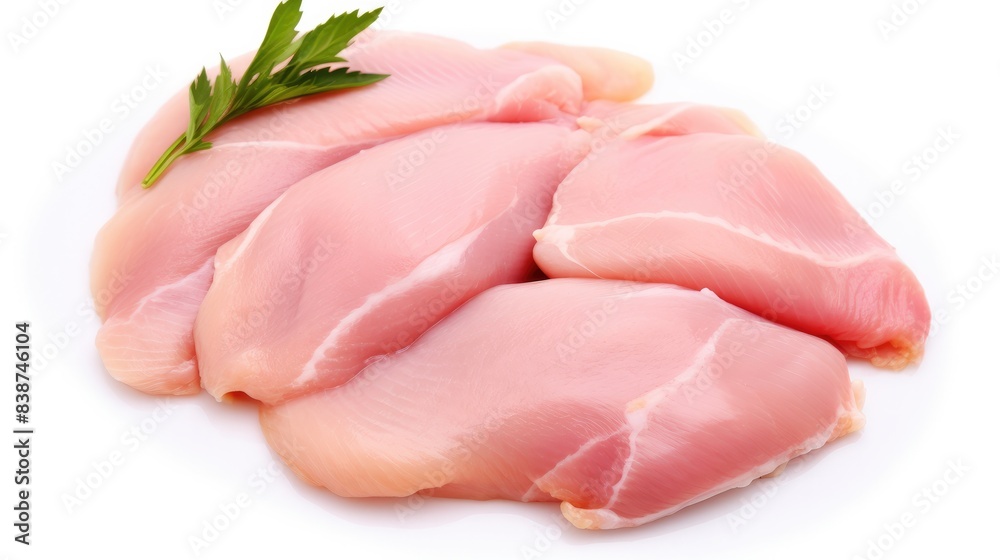 Raw Chicken Isolated on white background Raw Chicken Isolated on white background
