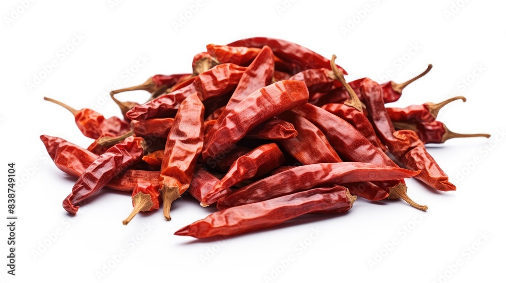 Dry Chilli Isolated on white background Dry Chilli Isolated on white background