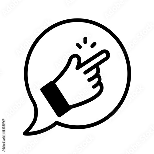 Vector solid black icon for Hassle free