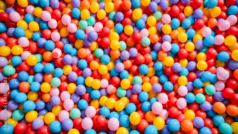 Vibrant Colorful Balloons - Burst of Joy and Celebration Vibrant Colorful Balloons - Burst of Joy and Celebration