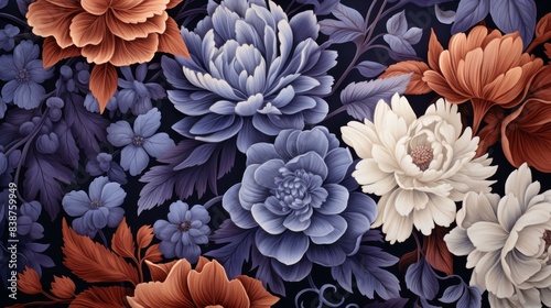 Elevate your style with classic velvet burnout designs featuring muted tones, intricate details, and high resolution quality.