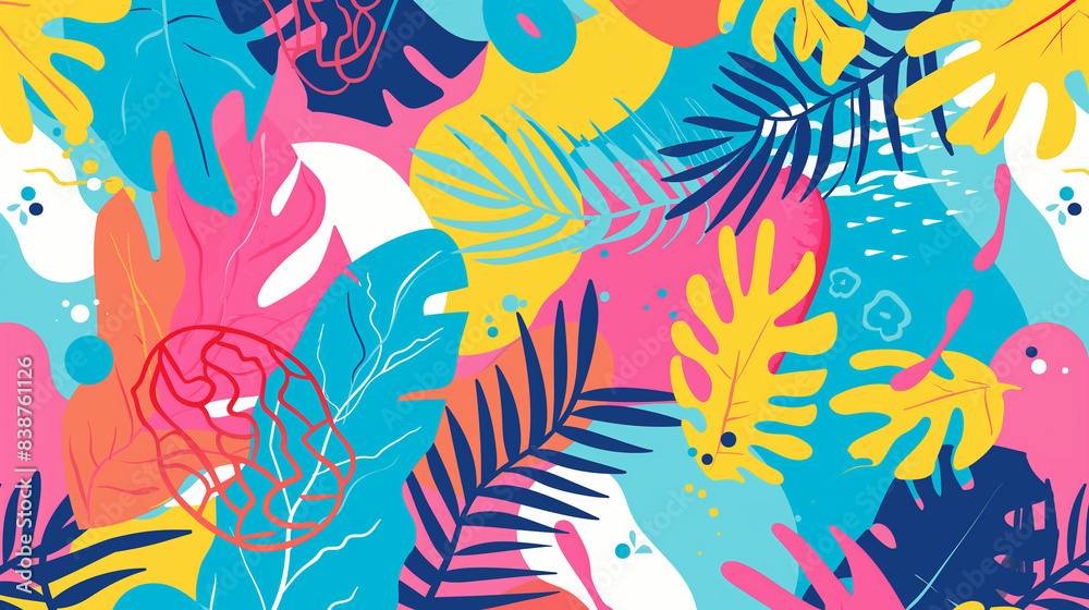 colorful abstract pattern background. template summer concept illustration colorful abstract pattern background. template summer concept illustration