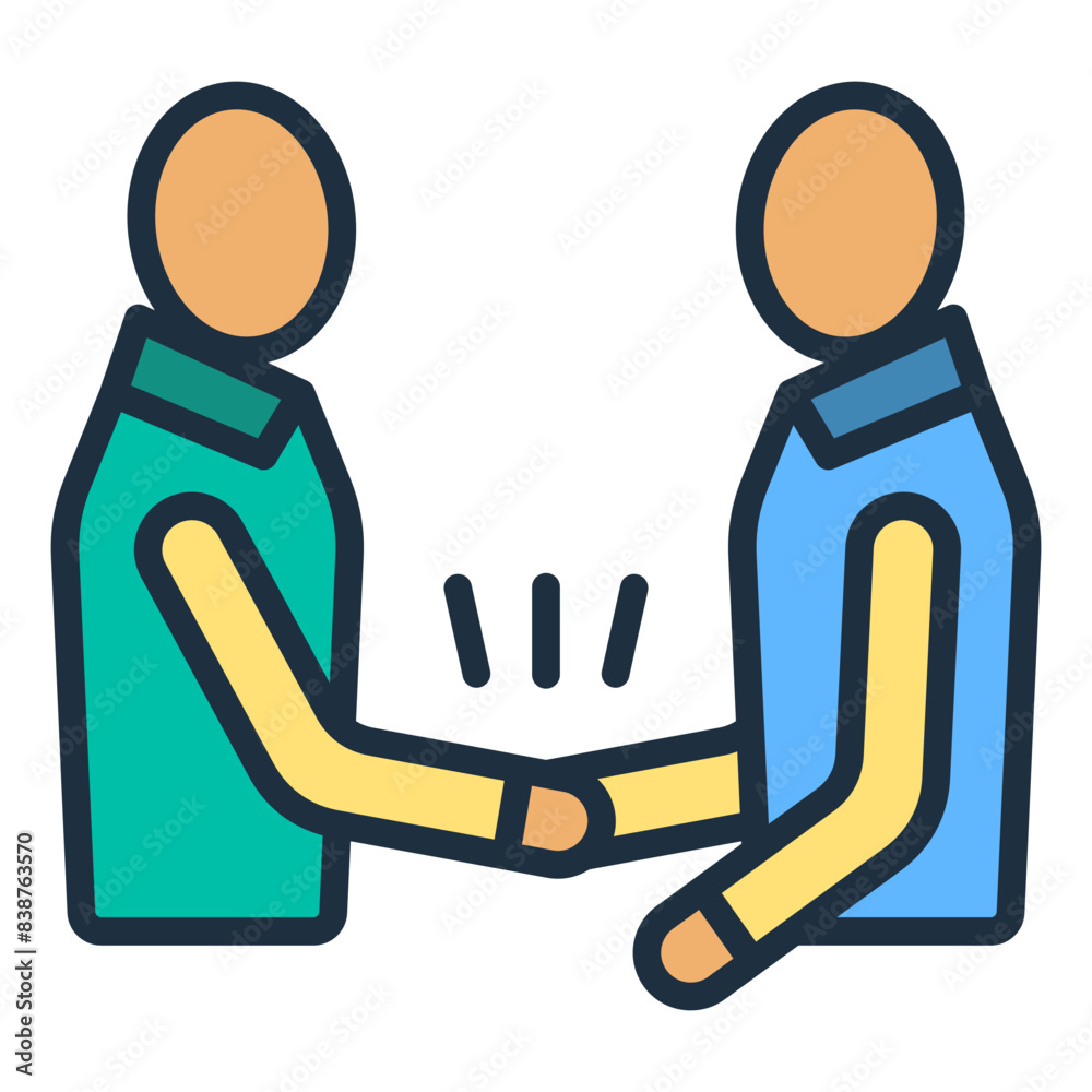 Fototapeta premium Collaborative Partnerships Icon