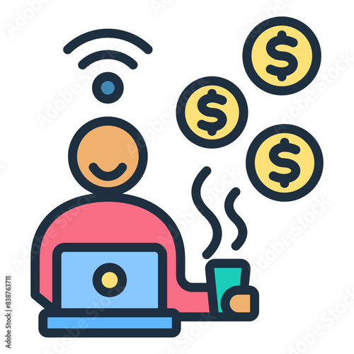 Freelancing Icon