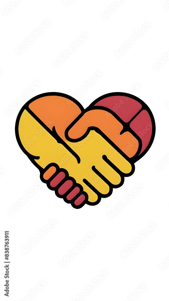 handshake between two people Generative Ai handshake between two people Generative Ai