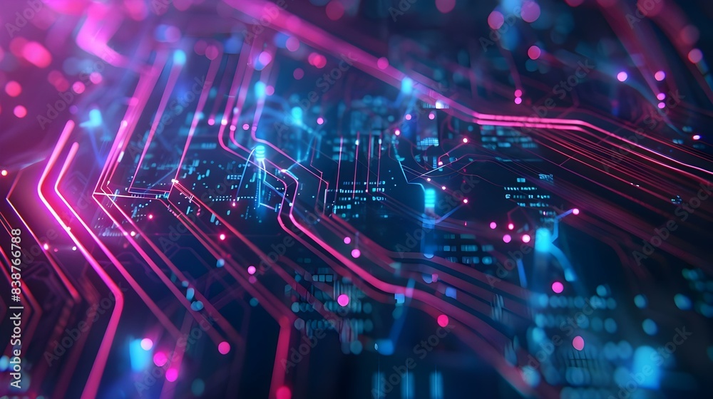 Abstract tech background