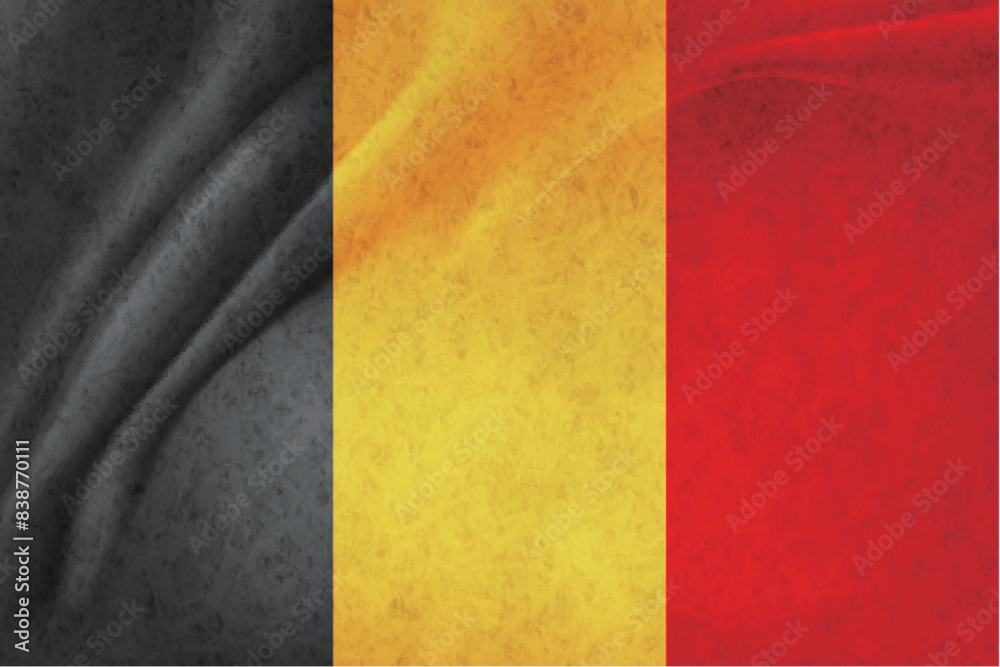 ベルギー　国　旗　世界　背景