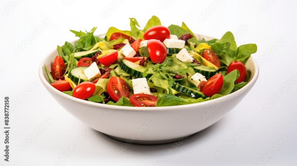 Fresh Salad Isolated on white background Fresh Salad Isolated on white background