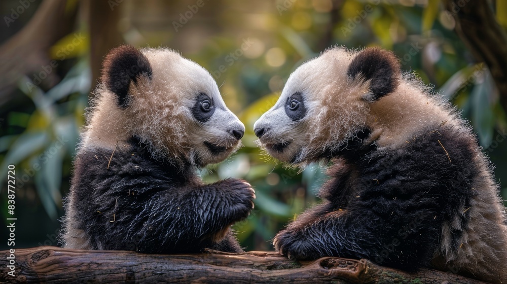 Obraz premium Pandas at the Zoo