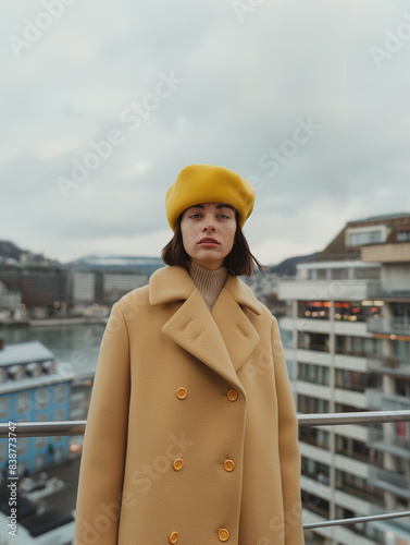 A young woman in Zurich roc...