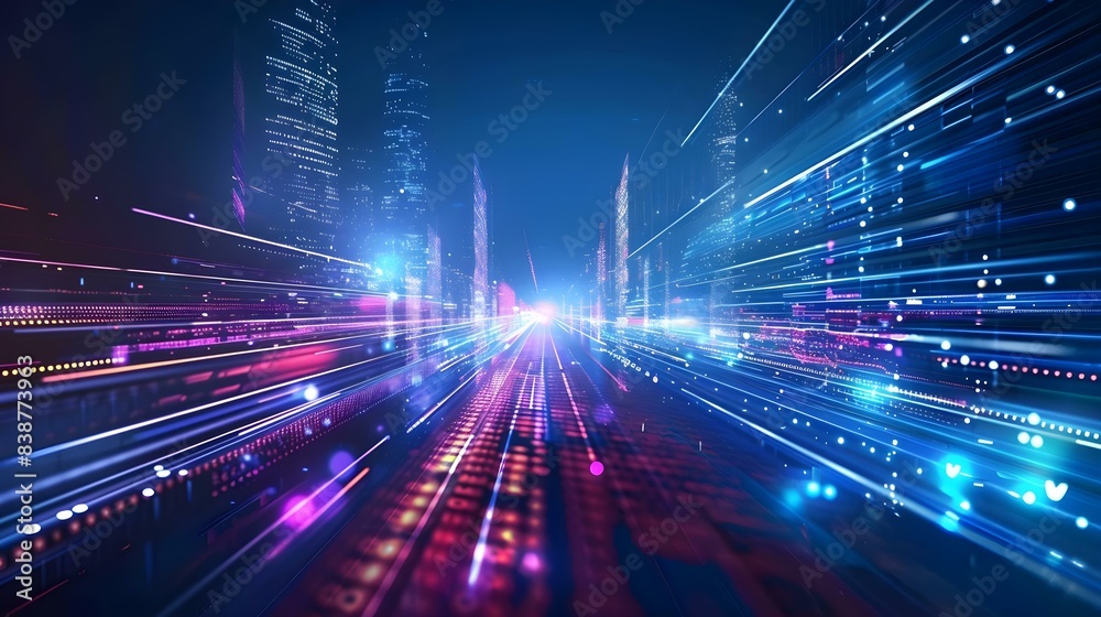 Digital technology world: Business virtual concept Digital technology world: Business virtual concept
