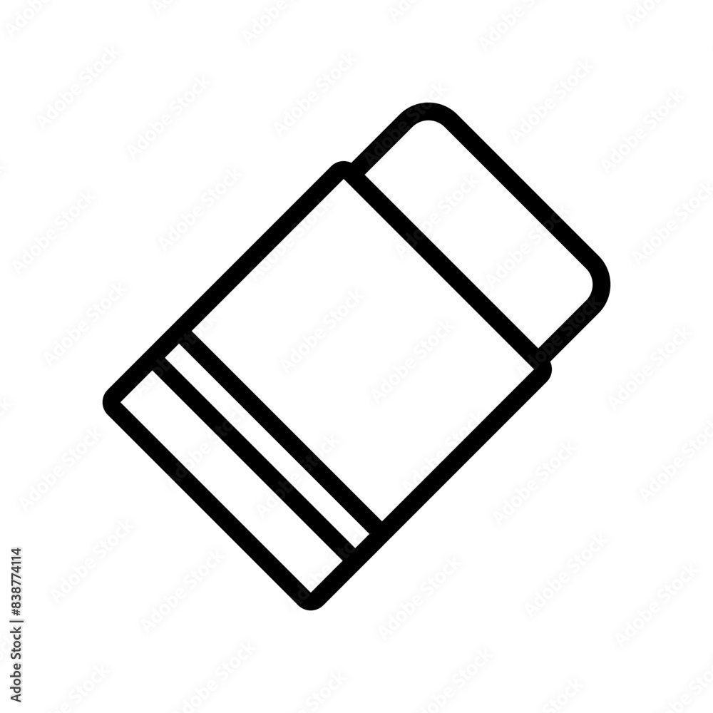 Eraser icon. Art and image illustration. Eraser icon. Art and image illustration.