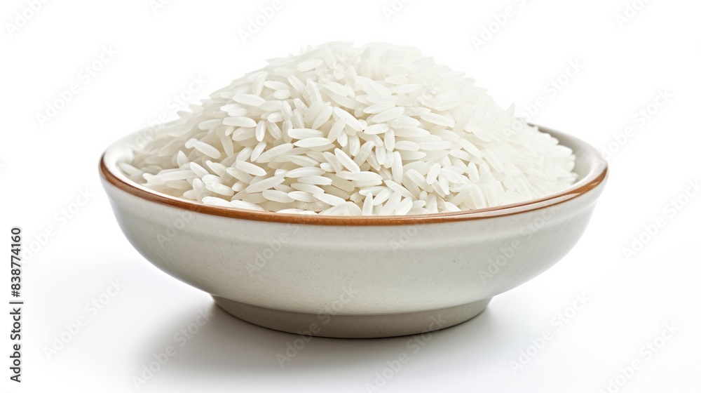 Rice isolated on white background Rice isolated on white background