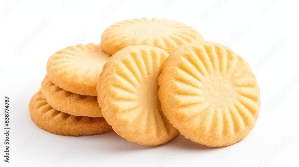 biscuits isolated on white background biscuits isolated on white background