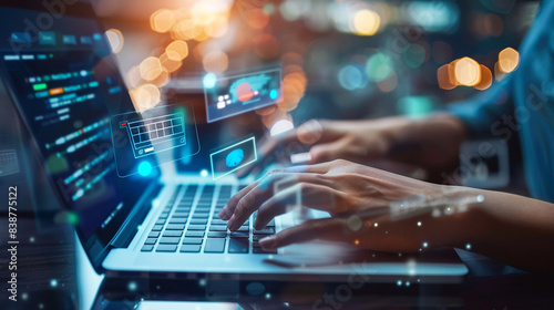 Digital commerce platforms facilitate seamless online transactions.