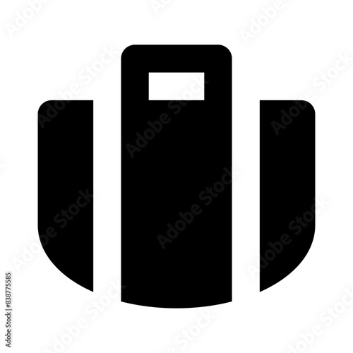 baggage suitcase lugage solid UI icon