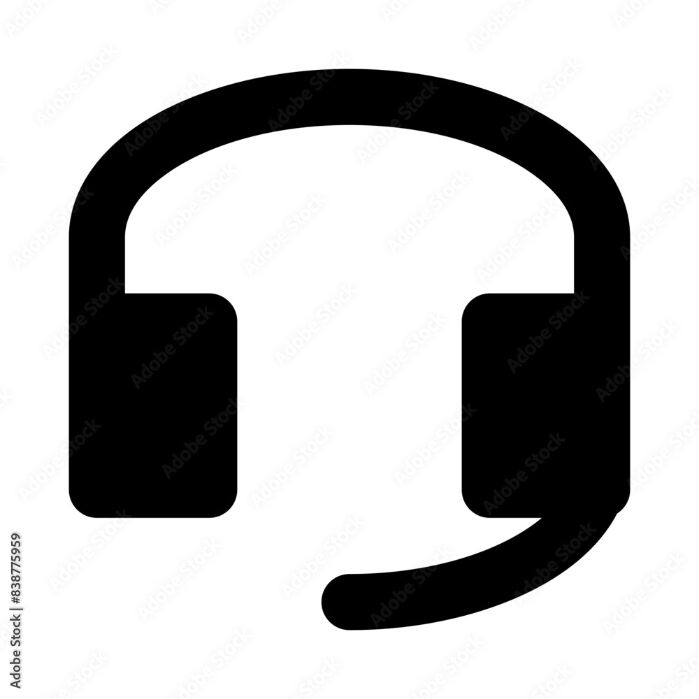 Obraz premium support customer service solid UI icon