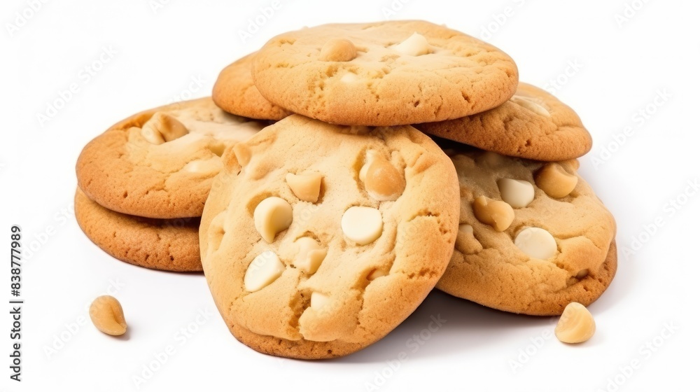 biscuits isolated on white background biscuits isolated on white background
