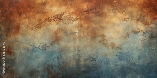 textured background of a rusted metal surface with a paintbrush  a hammer  and a pair of glasses