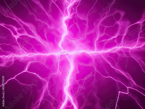 Isolated pink electricity on a clear backdrop.