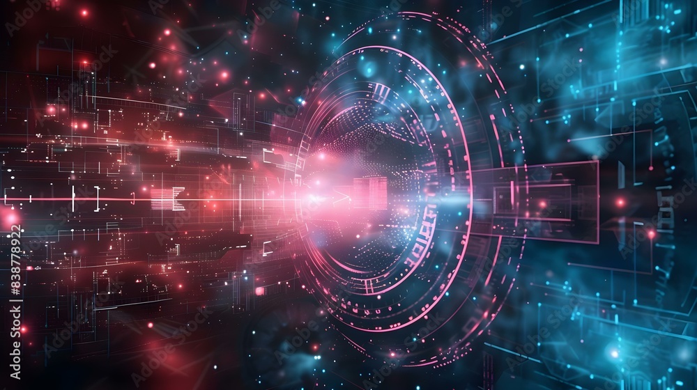 Obraz premium Abstract technology background