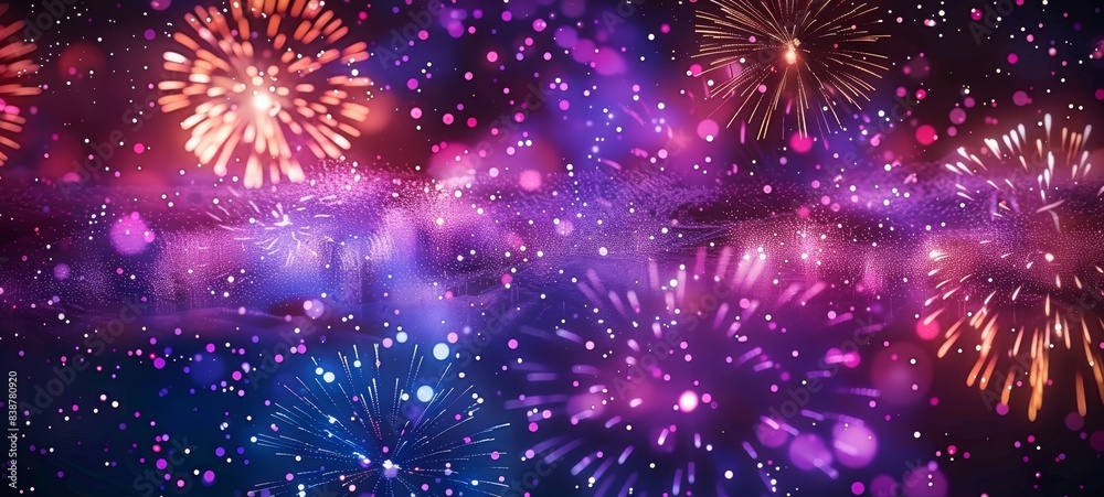 High-Quality 4K Image Capturing the Excitement of a Happy New Year Celebration