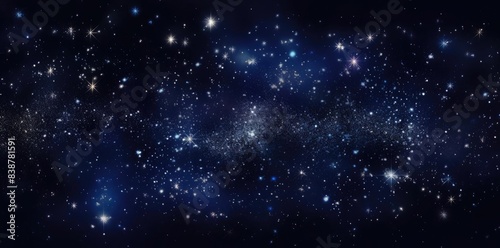 Wallpaper Mural stars textured background of a dark blue sky with a cluster of stars, including a bright star in the center, a cluster of stars on either side, and a fainter star in the Torontodigital.ca
